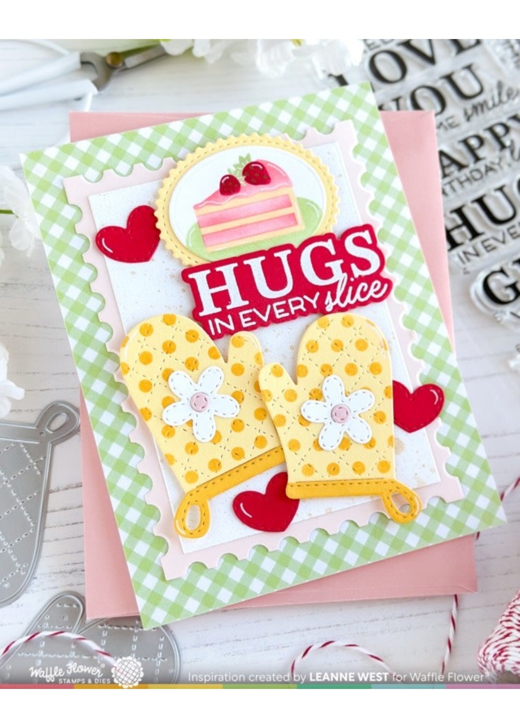 Waffle Flower Waffle Flower Die, Nesting Postage Layers