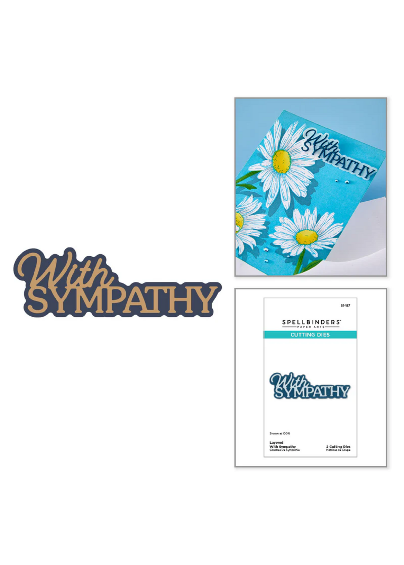 Spellbinders Spellbinders Die, Layered With Sympathy