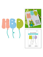 Spellbinders Spellbinders Die, HBD Balloons