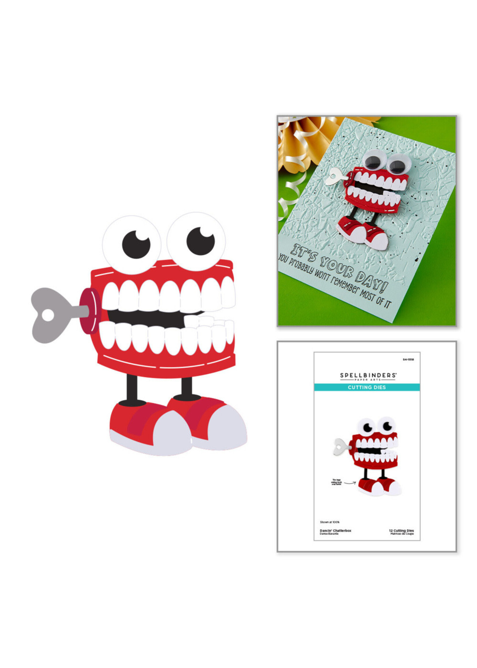 Spellbinders Spellbinders Die, Dancin' Chatterbox