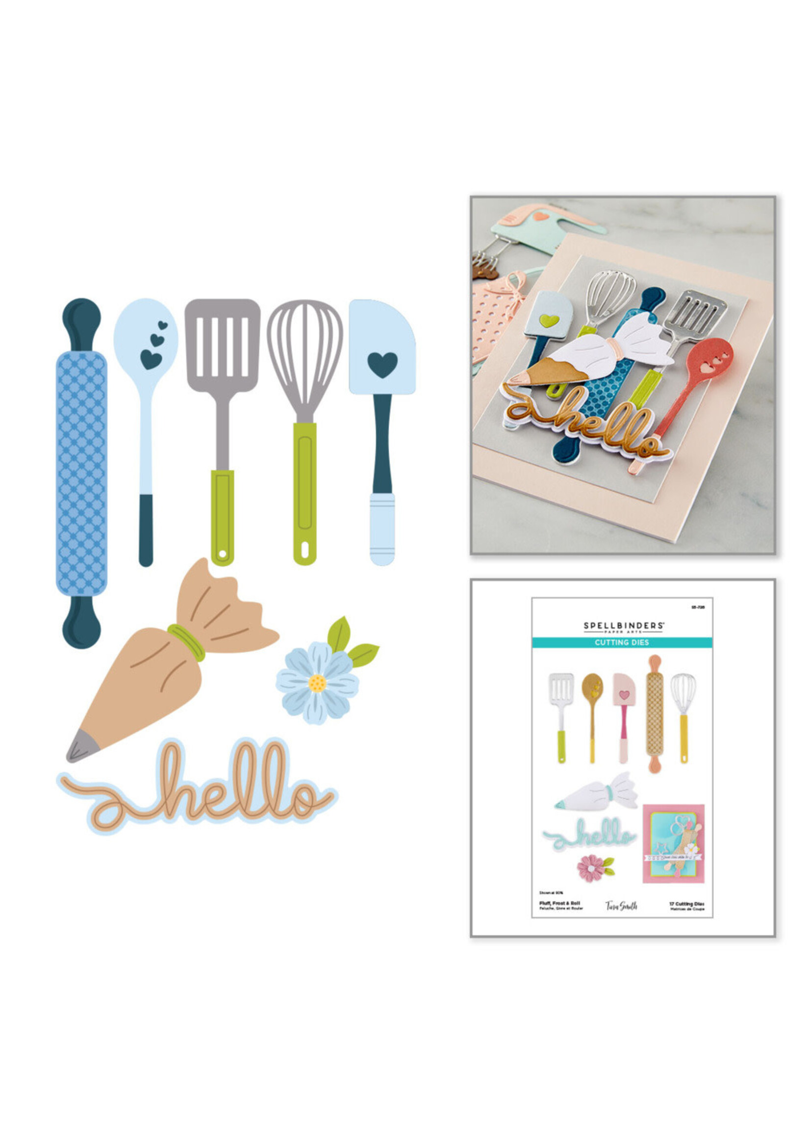 Spellbinders Spellbinders Die, Fluff Frost & Roll