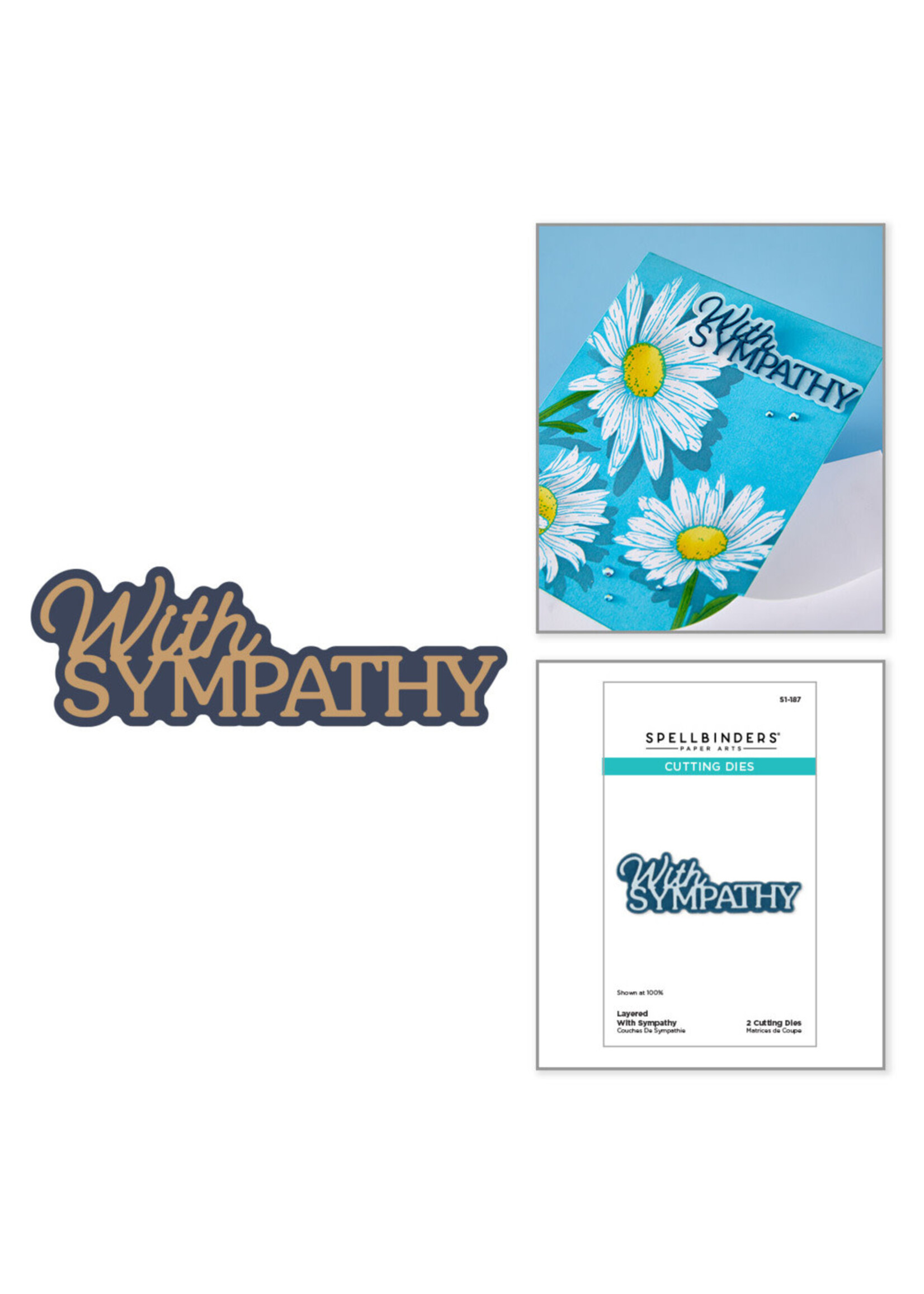 Spellbinders Spellbinders Die, Layered With Sympathy