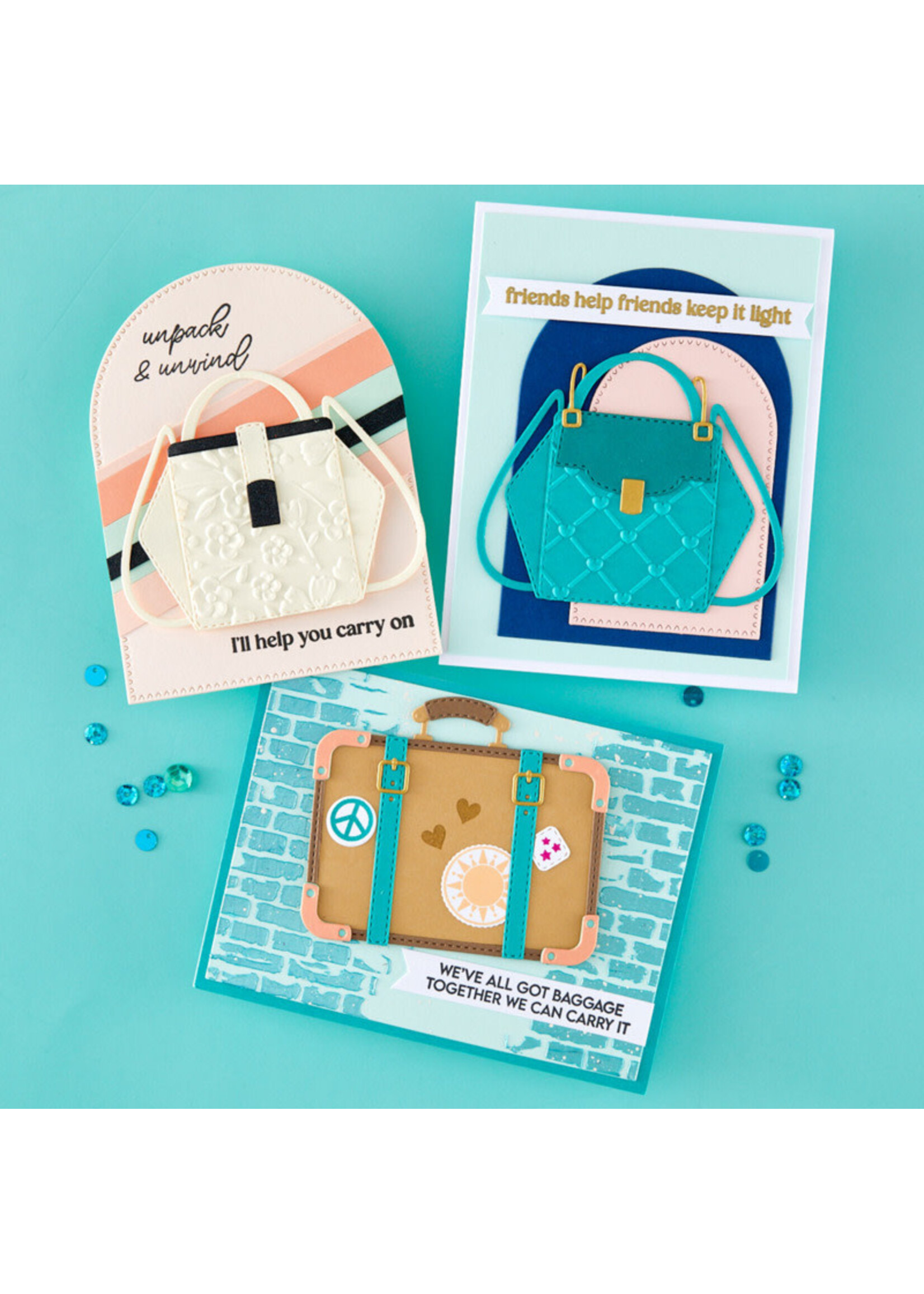 Spellbinders Spellbinders Bundle, We All Have Baggage Bundle & Class Kit