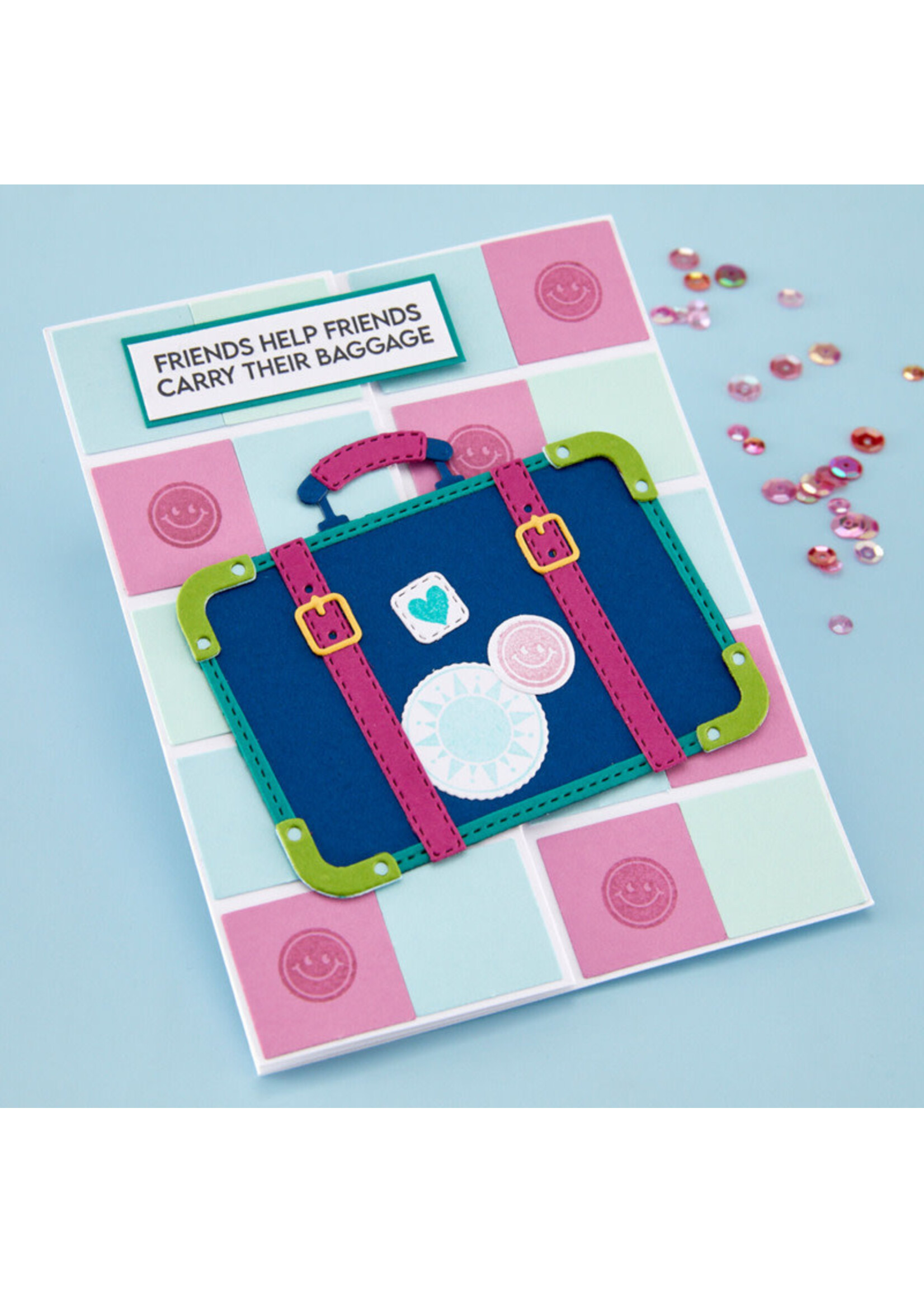 Spellbinders Spellbinders Stamp & Die, We All Have Baggage