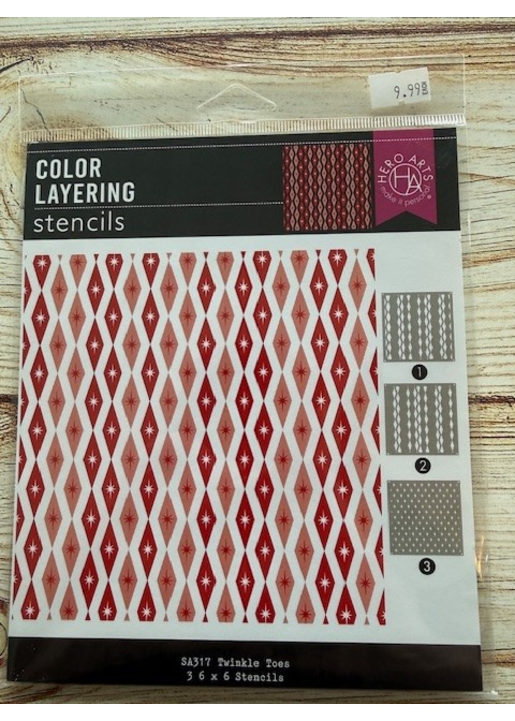 Hero  Arts Hero Arts Layering Stencil, Twinkle Toes