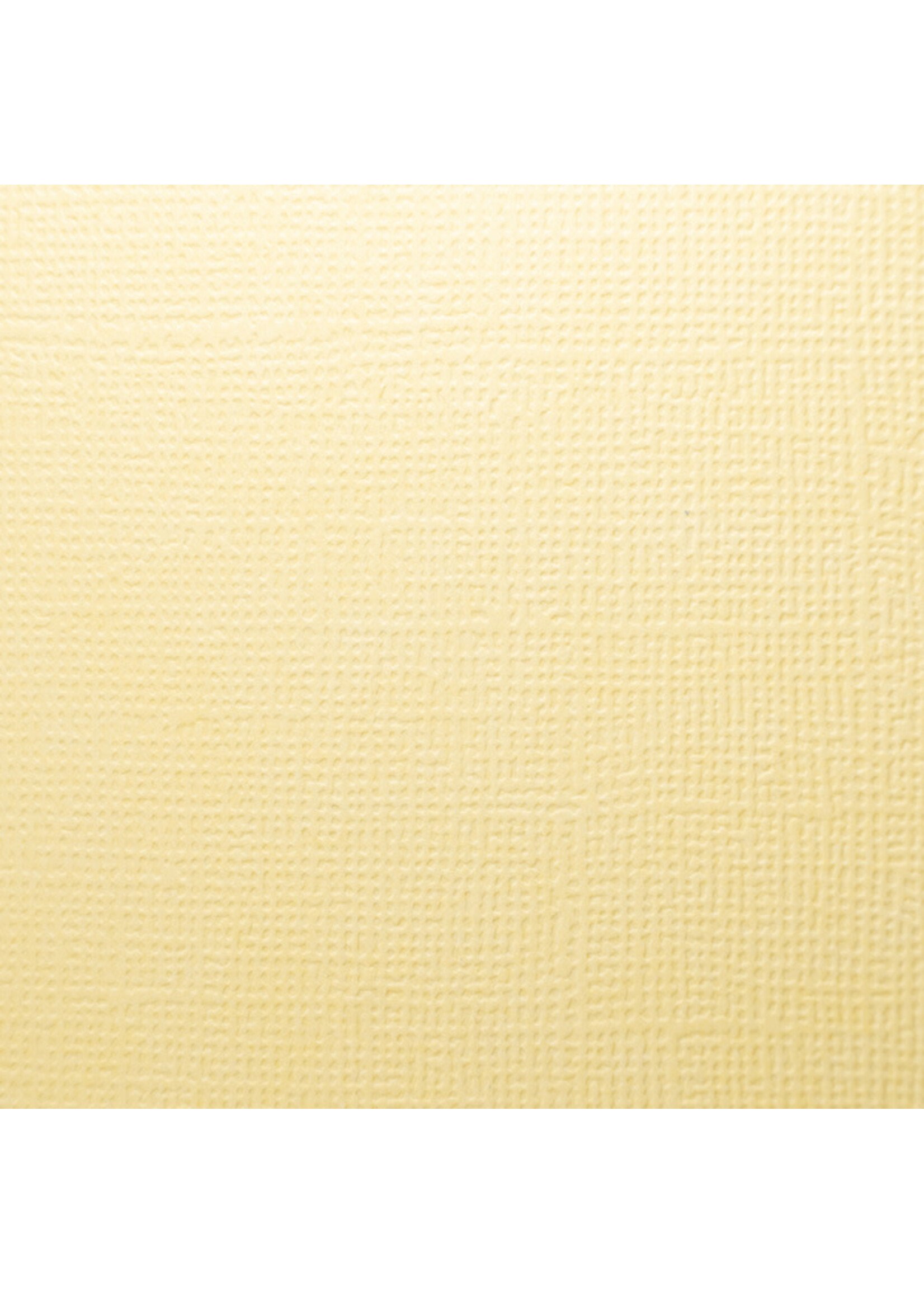 Prism Studio Prism Studio 12X12 Textured 80 lb. Cardstock, Lemon Chiffon