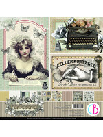 Ciao Bella Ciao Bella 12x12 Patterns Pad, Typographic