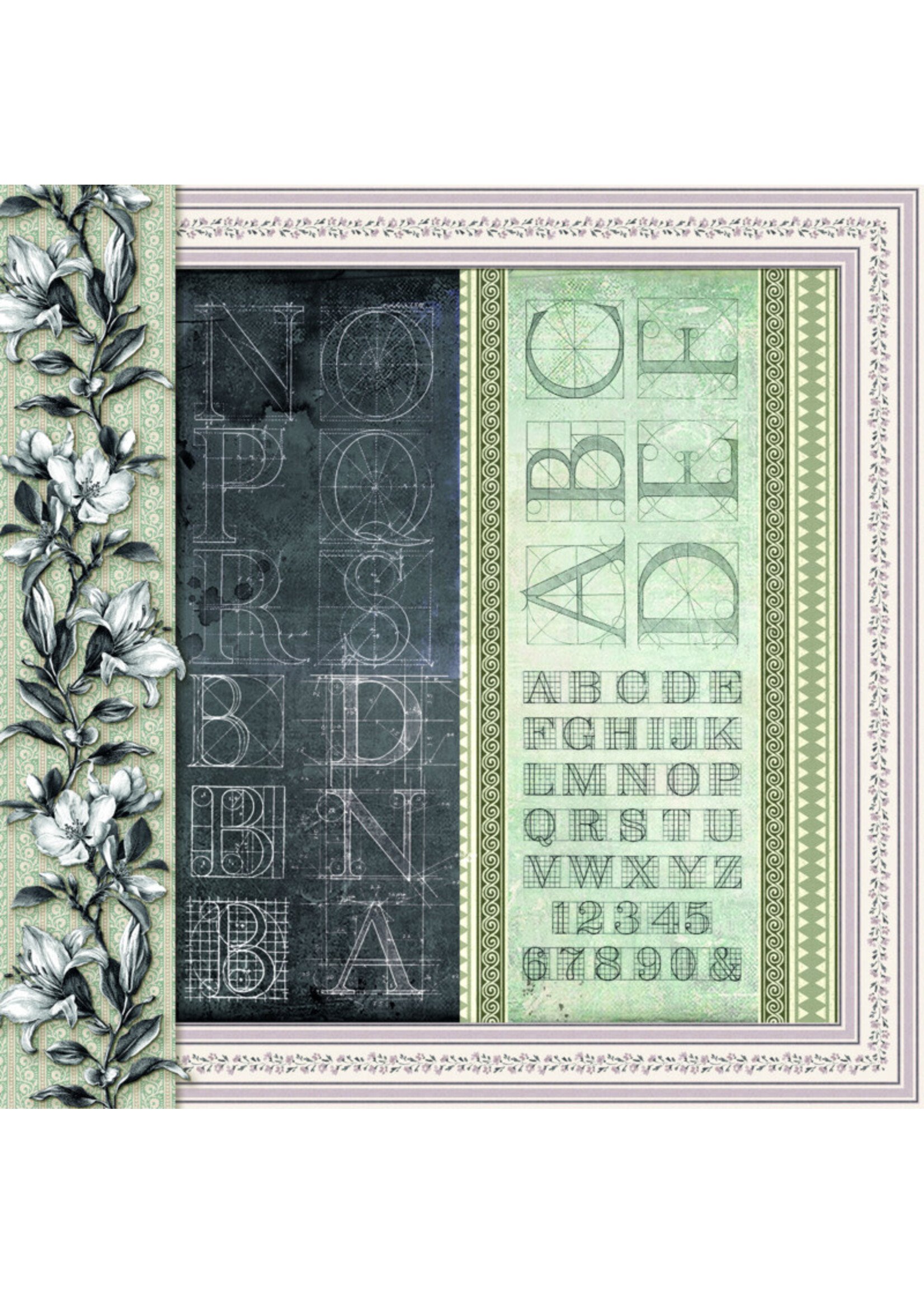 Ciao Bella Ciao Bella 12x12 Patterns Pad, Typographic