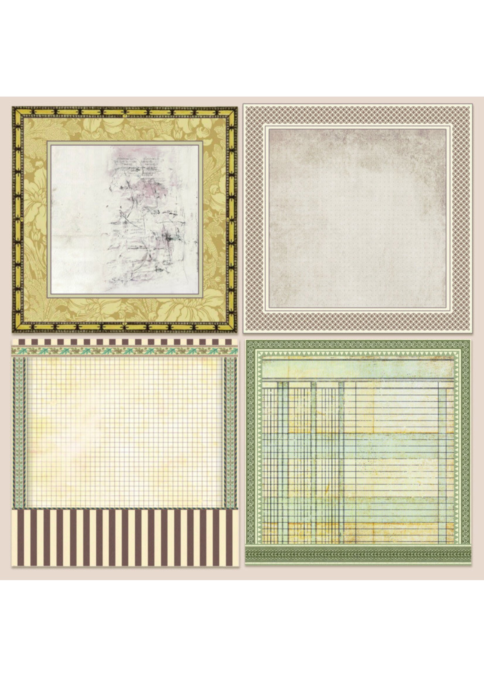 Ciao Bella Ciao Bella 12x12 Patterns Pad, Typographic