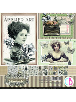 Ciao Bella Ciao Bella 8x8 Paper Pad, Typographic