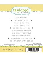 Taylored Expressions Taylored Expressions Stamp, Mini Strips - Holiday