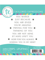 Taylored Expressions Taylored Expression Stamp, Mini Strips- Uplifting
