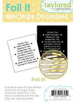 Taylored Expressions Taylored Expression Foil It, Mini Strips Occasions