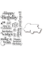 Open Studio Stamp/Die, Birthday Greetings