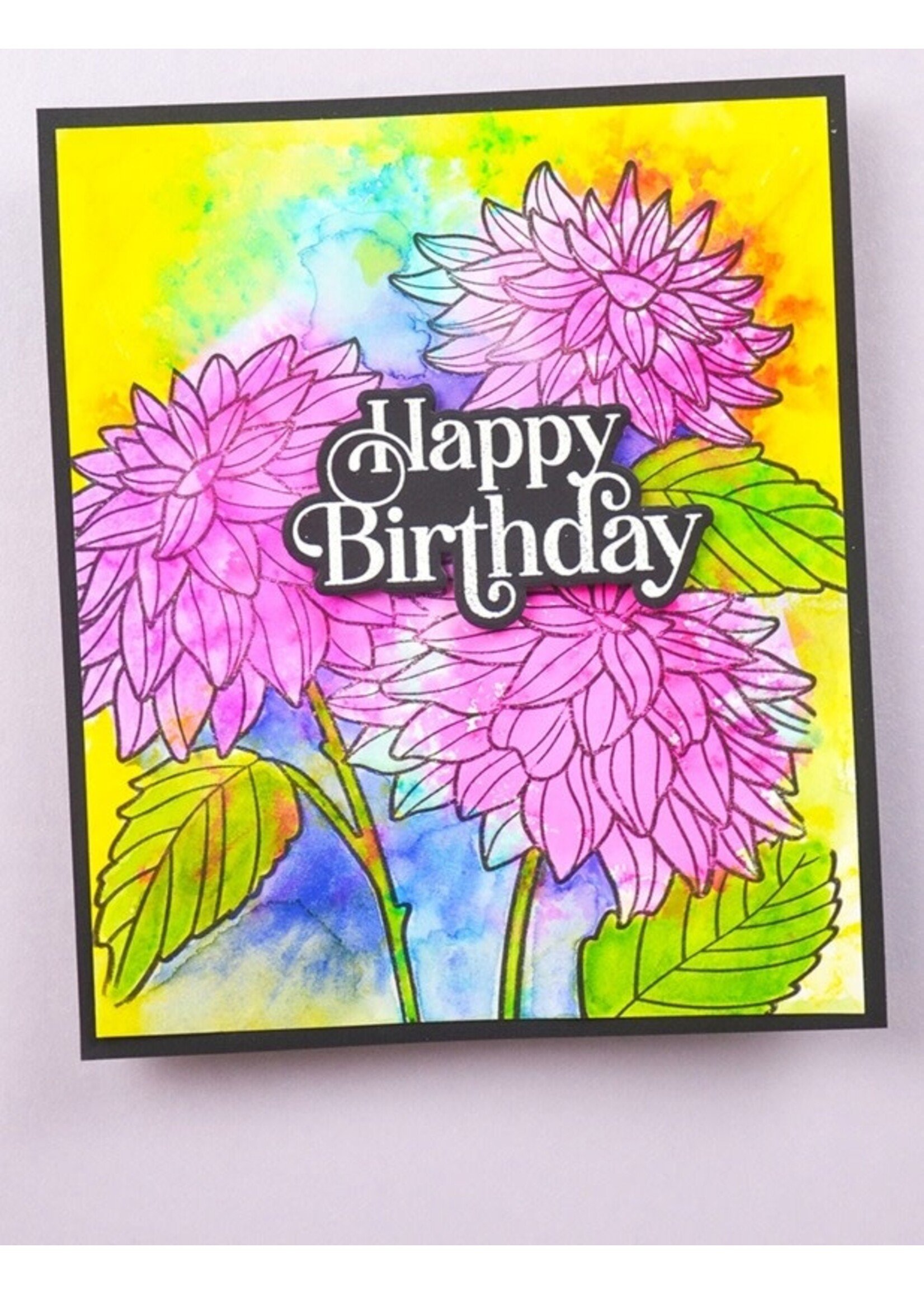 Open Studio Stamp/Die, Birthday Greetings