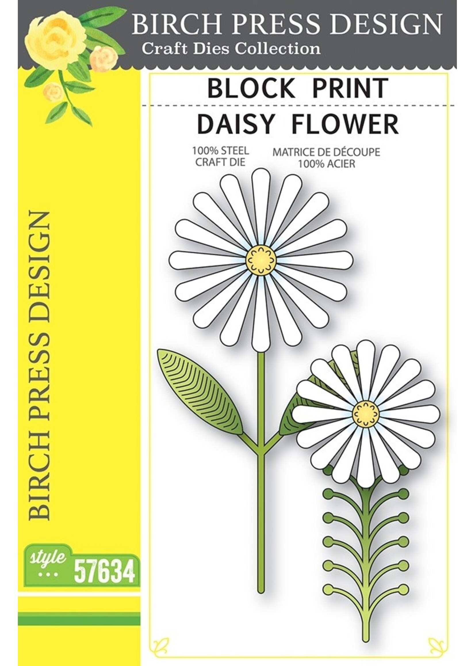 Birch Press Design Die, Daisy Flower