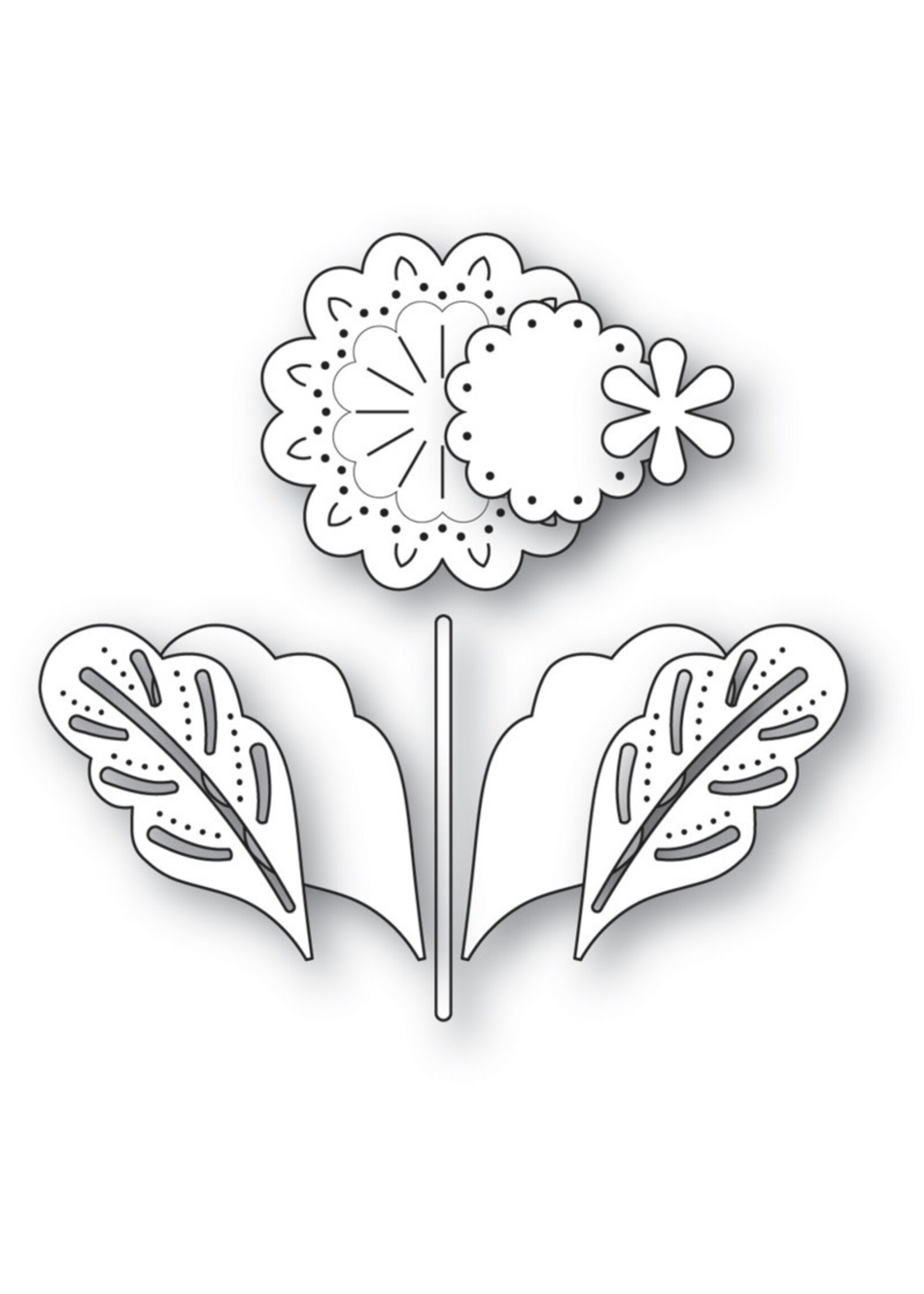 Poppy Stamps Die, Nordic Luminelle Flower