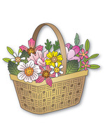 Memory Box Memory Box Die, Woven Flower Basket