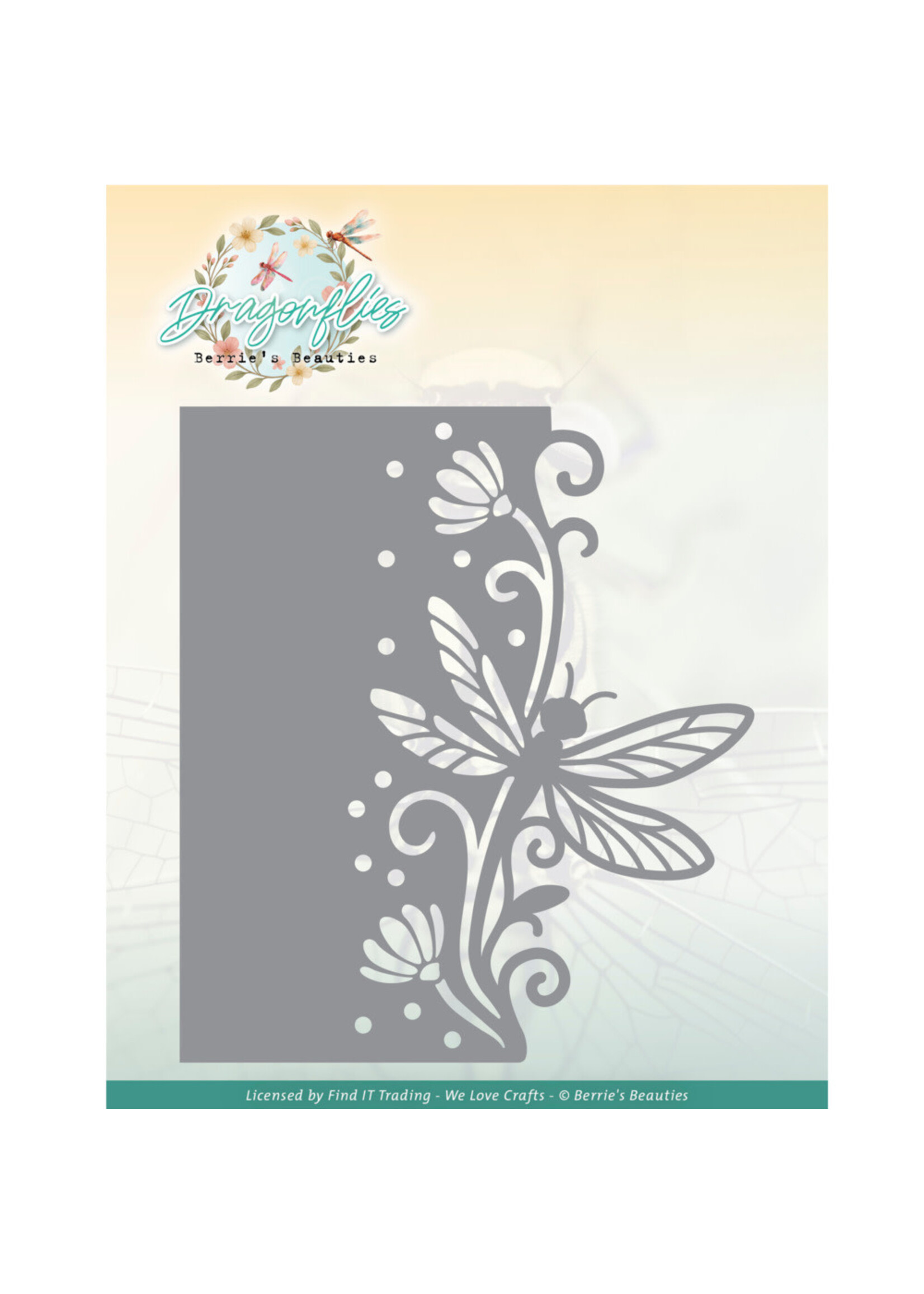 Berries Beauties Die, Dragonflies - Dragonfly Border