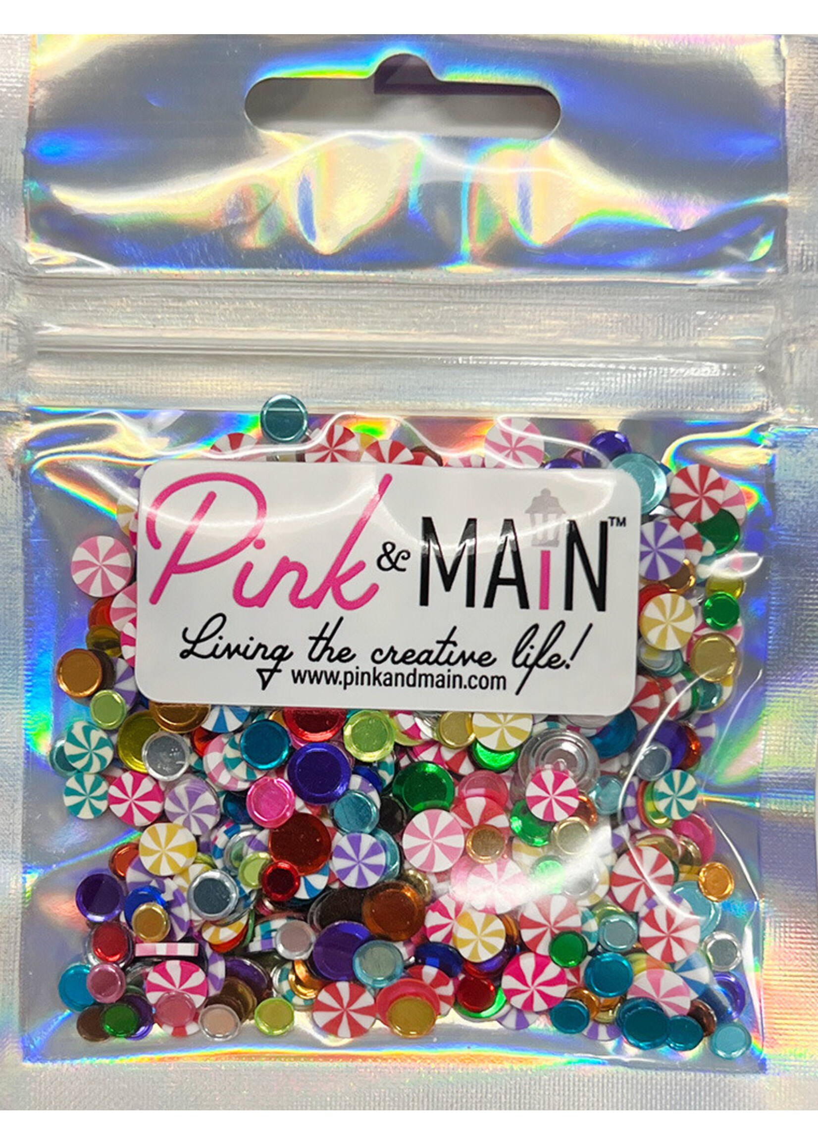 Pink & Main Pink and Main Confetti, Candy Land