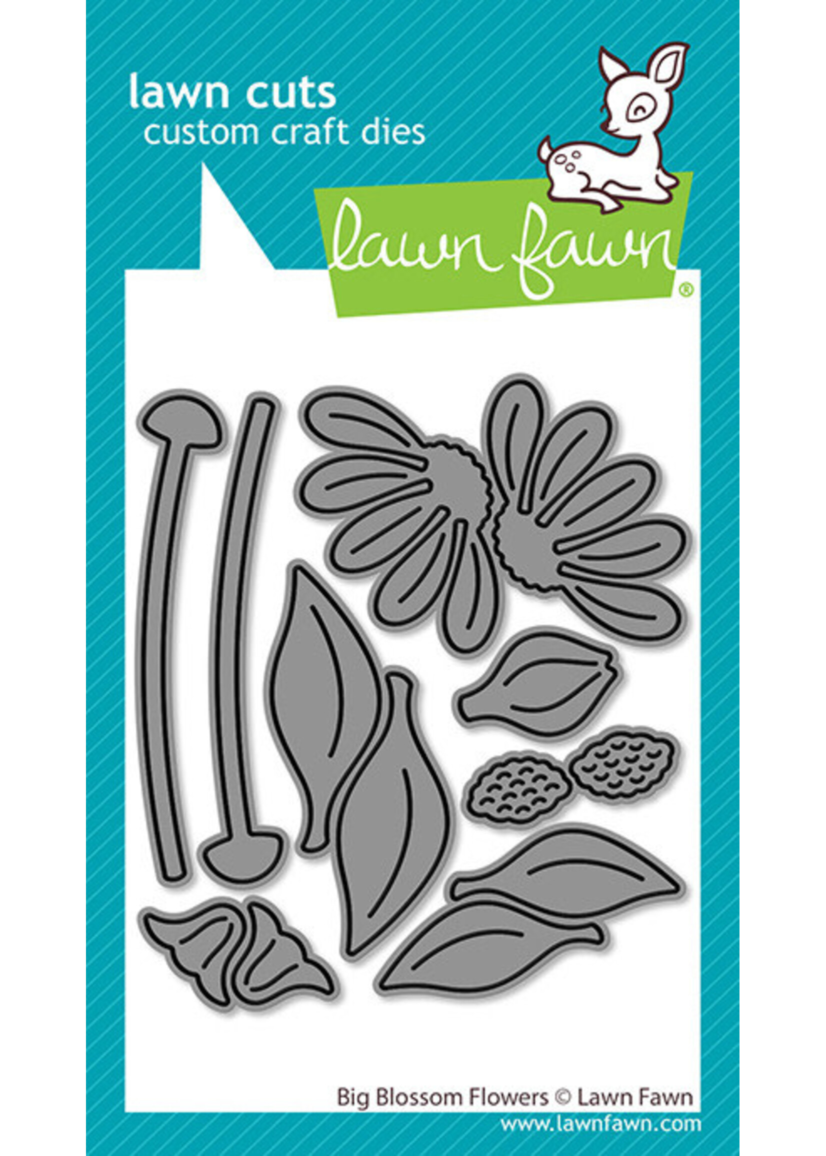 Lawn Fawn Lawn Fawn Die,  Big Blossom Flowers