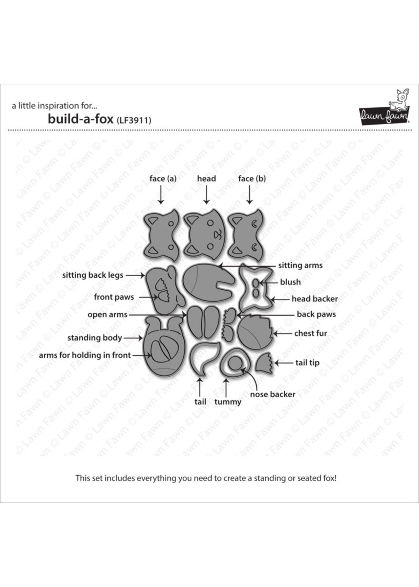 Lawn Fawn Lawn Fawn Die, LF3911 Build-A-Fox