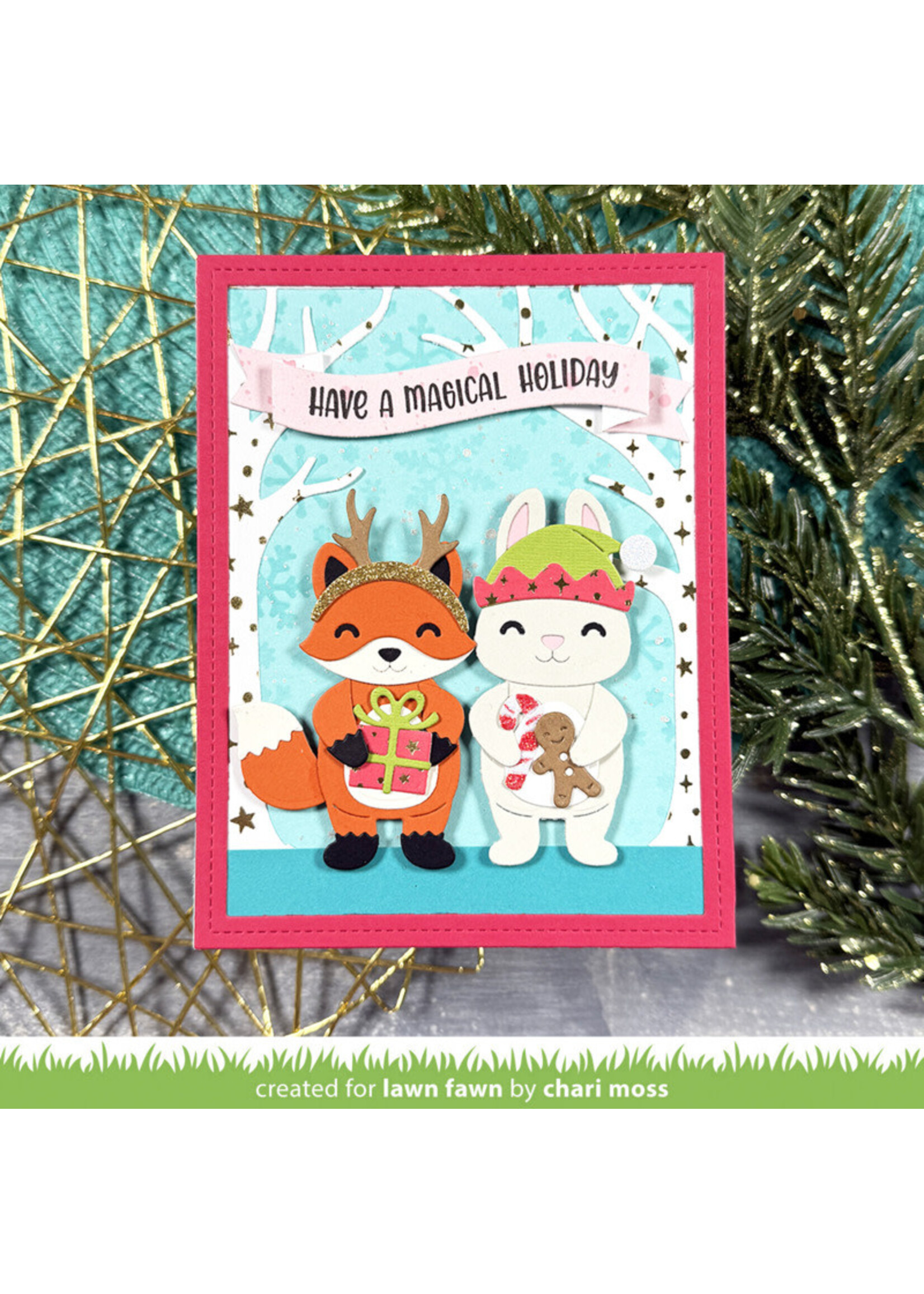 Lawn Fawn Lawn Fawn Die, LF3911 Build-A-Fox