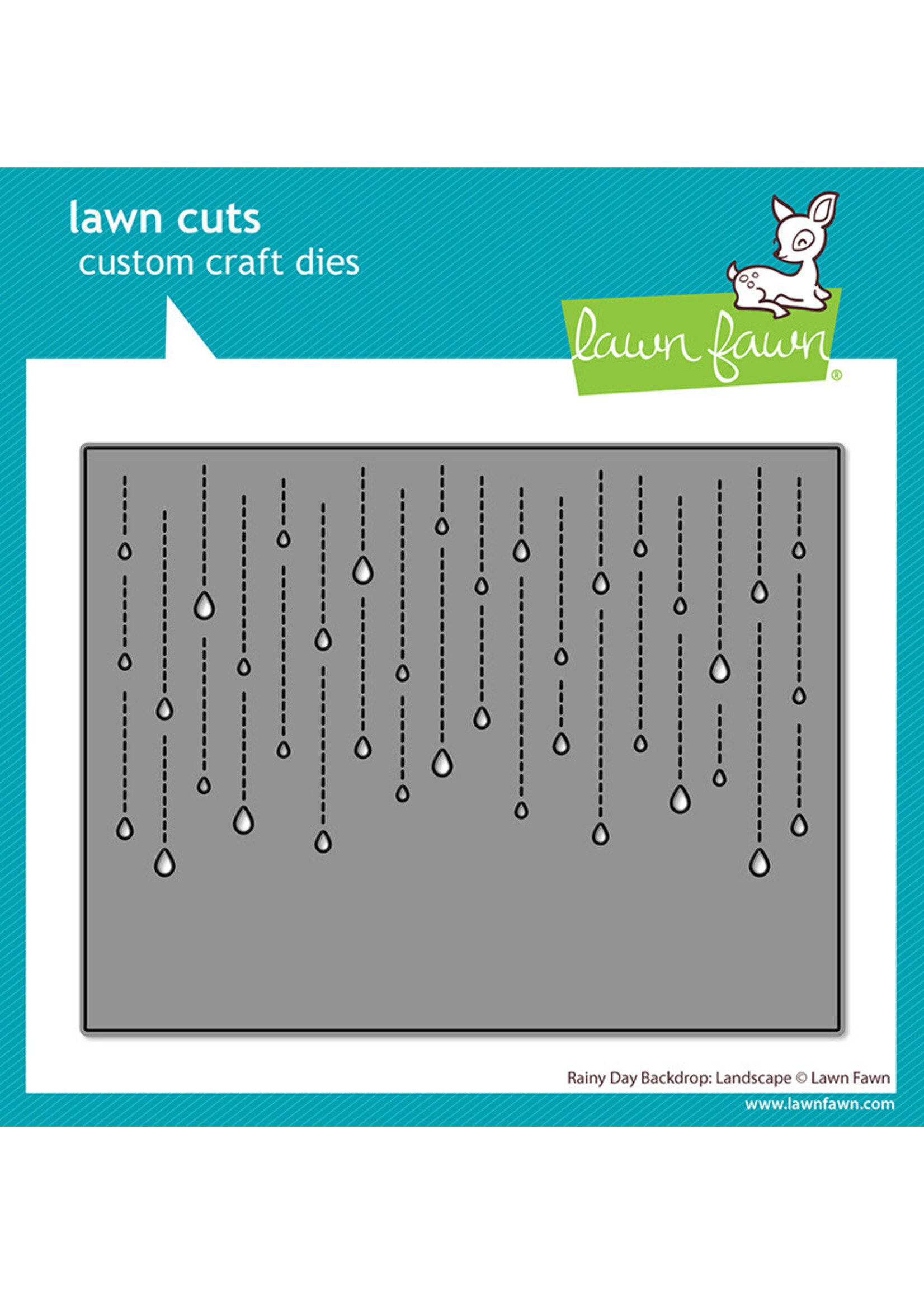 Lawn Fawn Lawn Fawn Die, LF4098 Rainy Day Backdrop: Landscape