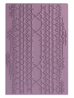 Sizzix Sizzix 3D Embossing Folder, 667049 Magic Mesh