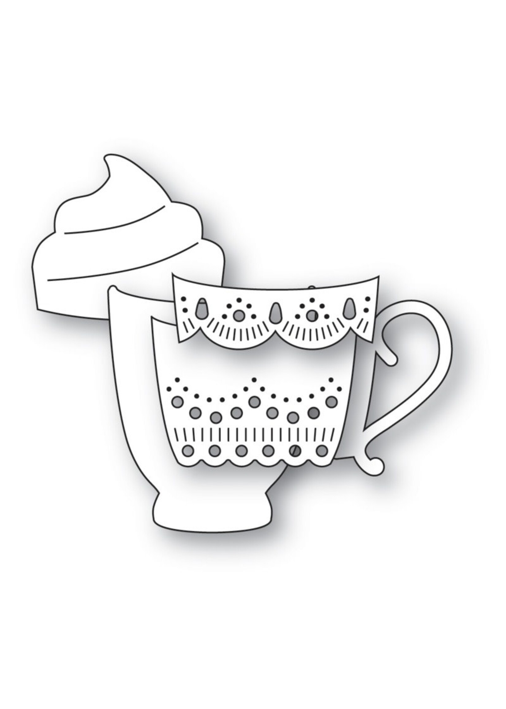 Poppy Stamps Die, Nordic Cozy Cocoa