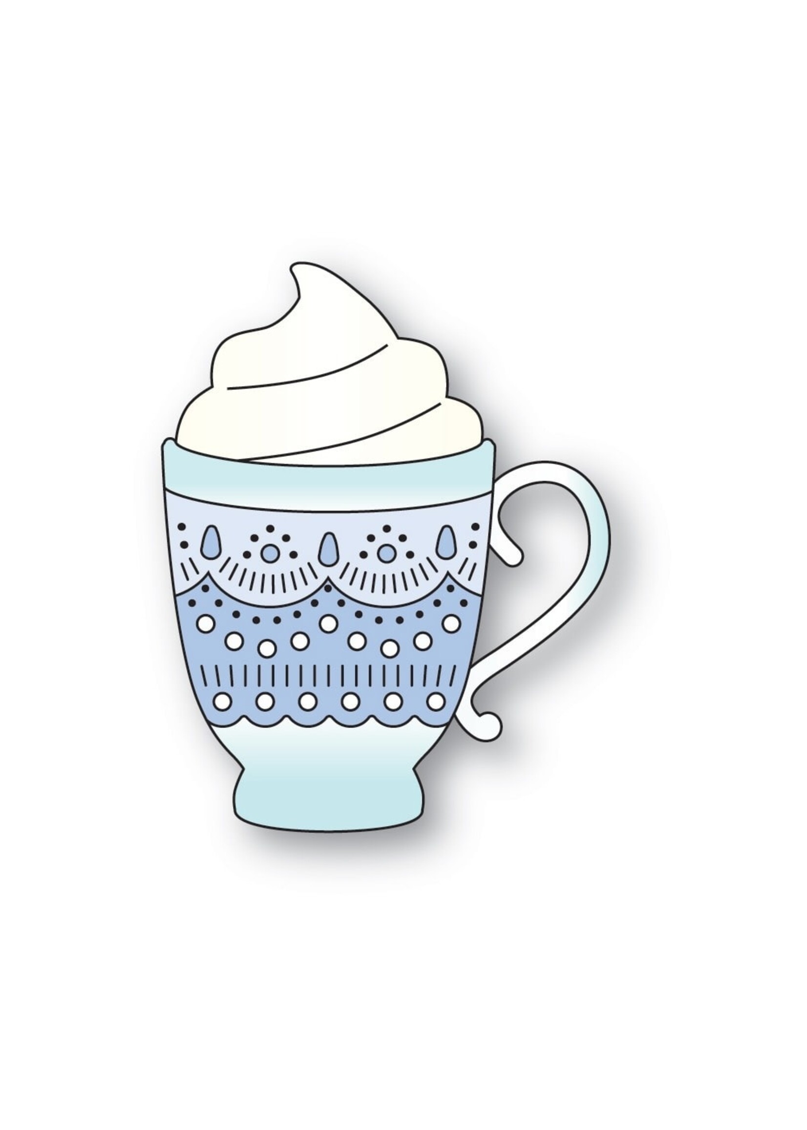 Poppy Stamps Die, Nordic Cozy Cocoa