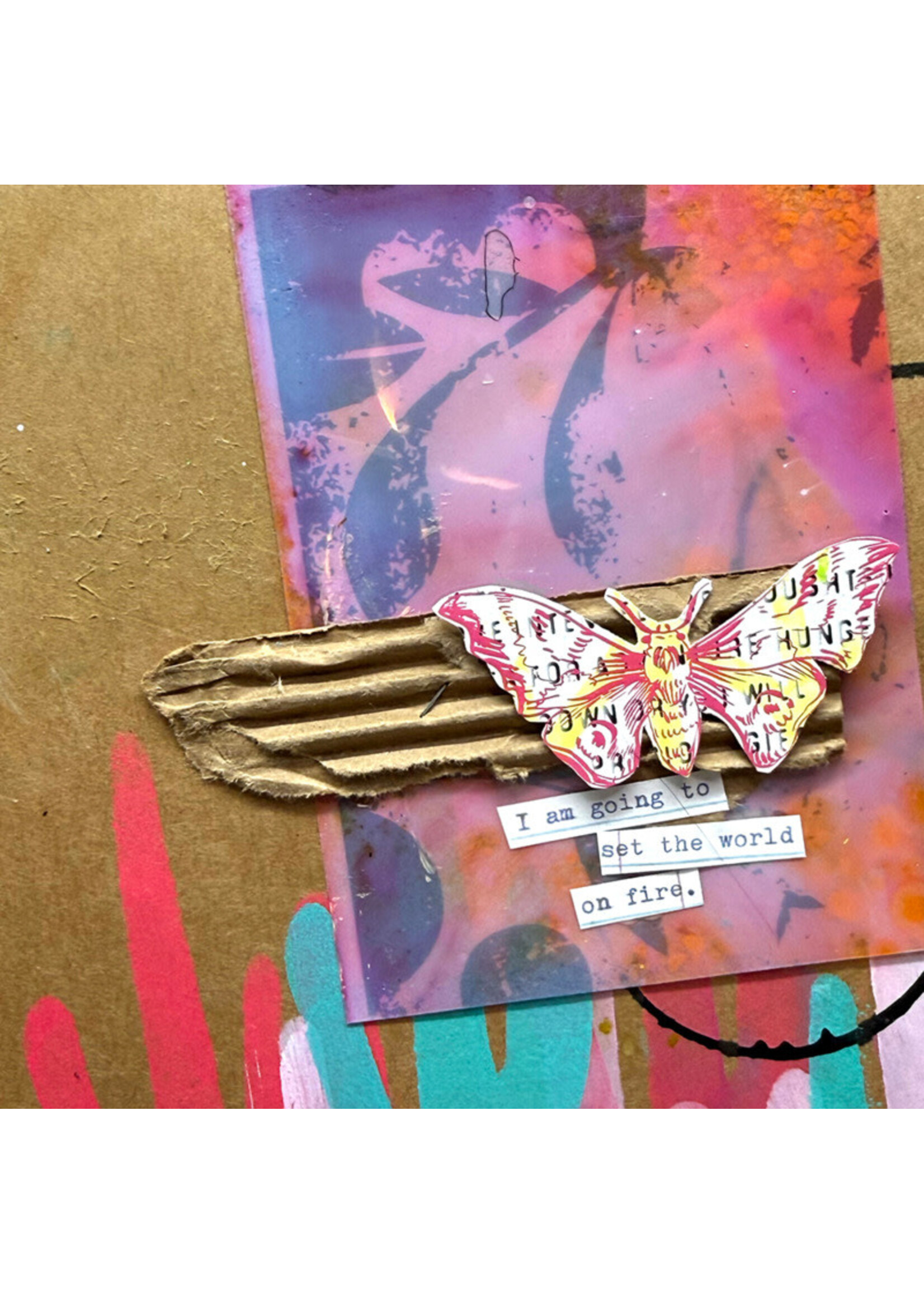 Ranger Dina Wakley MEdia Rub-ons, Flutters