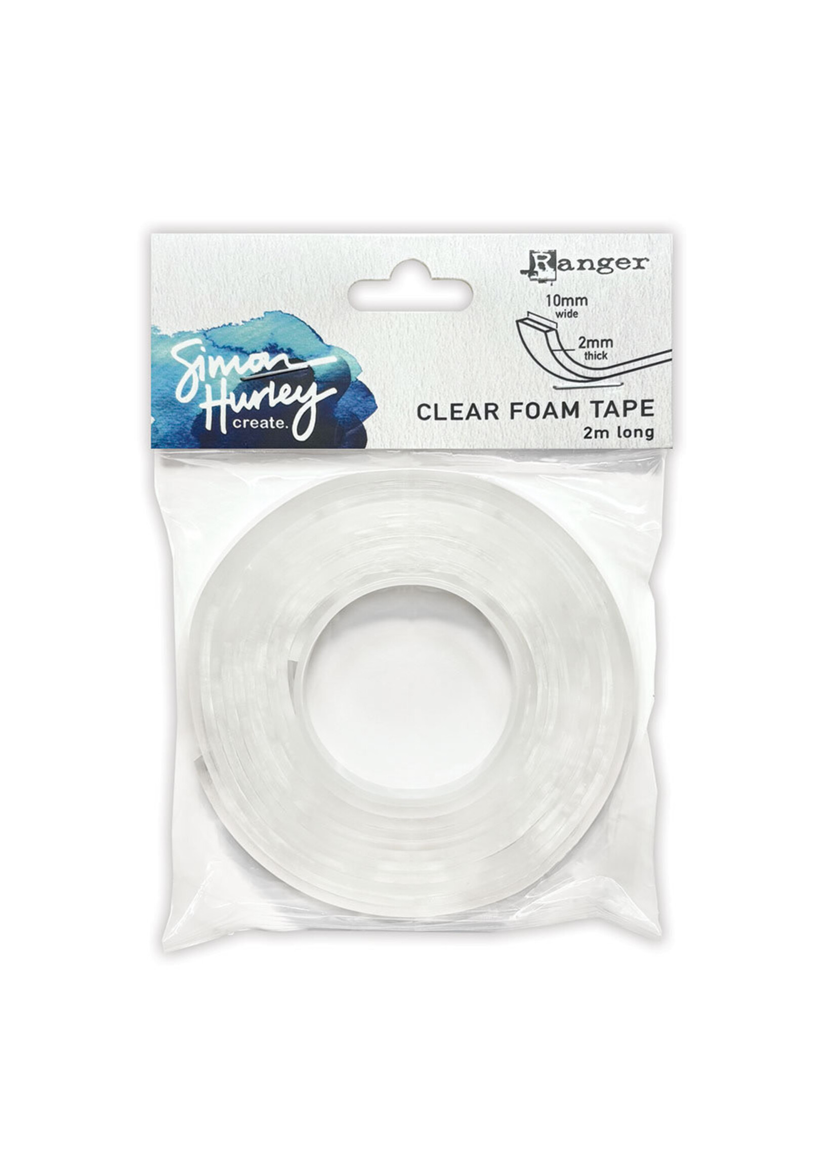 Ranger Simon Hurley create. Clear Foam Double Stick Tape, 10mm