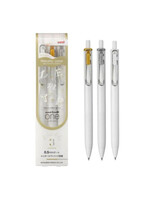 Uni-Ball Uni-ball Gel Pen Set 0.5mm, White Gold Silver (3)