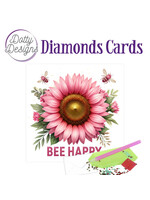 Find It Trading Diamond Dot Card, DDDC1221 Bee Happy