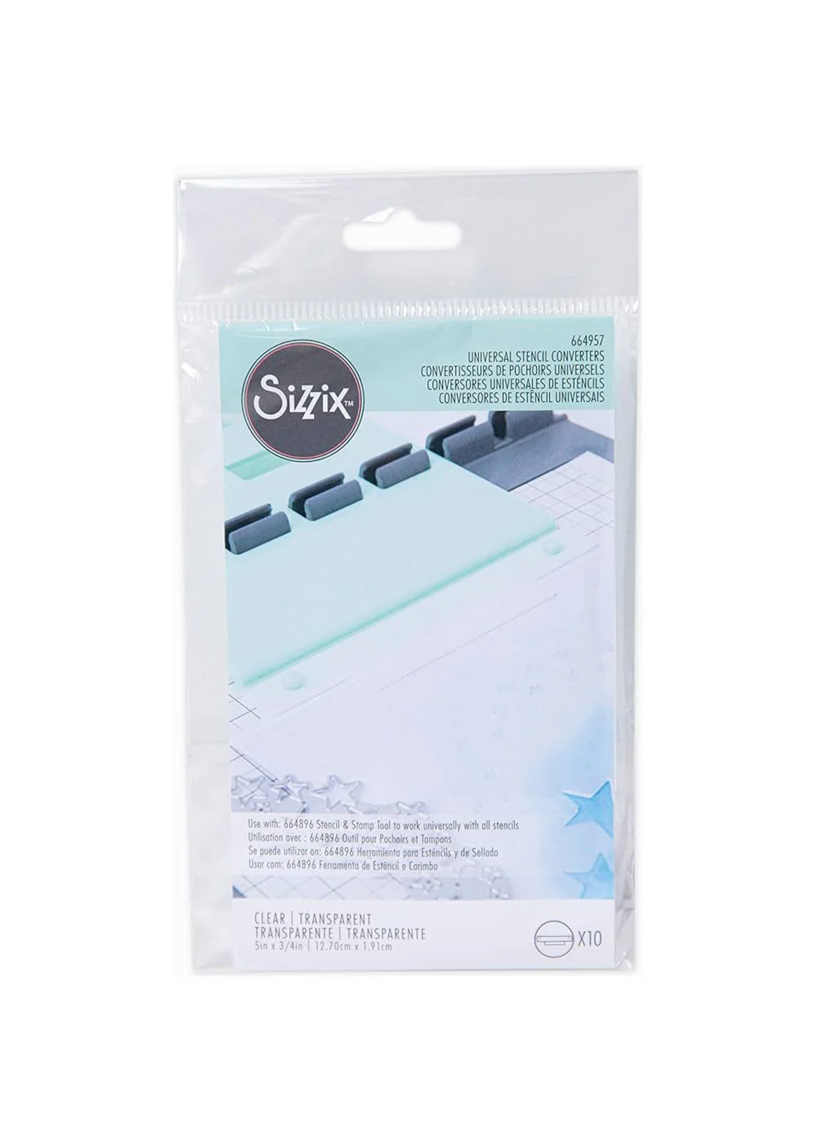 Sizzix Sizzix Stencil and Stamp Tool Universal Stencil Converters (10 pack)