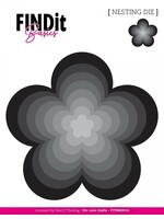 Find It Trading Nesting Dies, FITBND016 Bloom Flower