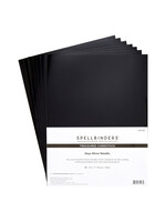 Spellbinders Spellbinders Treasured Cardstock 8.5x11, Onyx Mirror Metallic (Per Sheet)