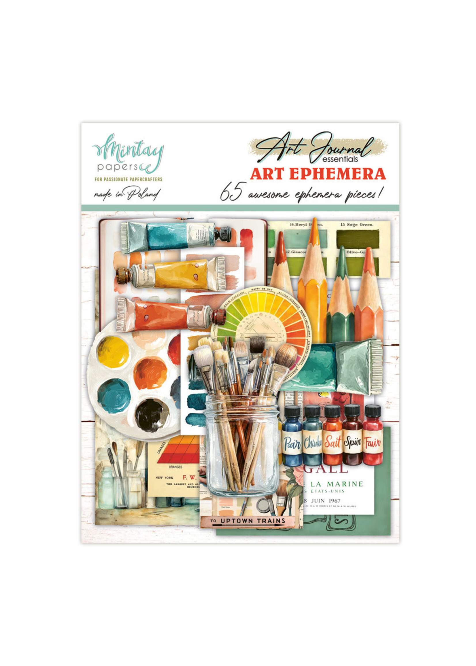 Mintay Art Ephemera, Art Journal Essentials