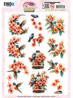 Berries Beauties 3D Push Out Sheet, SB11113 Blooming Harmony - Blooming Serenade