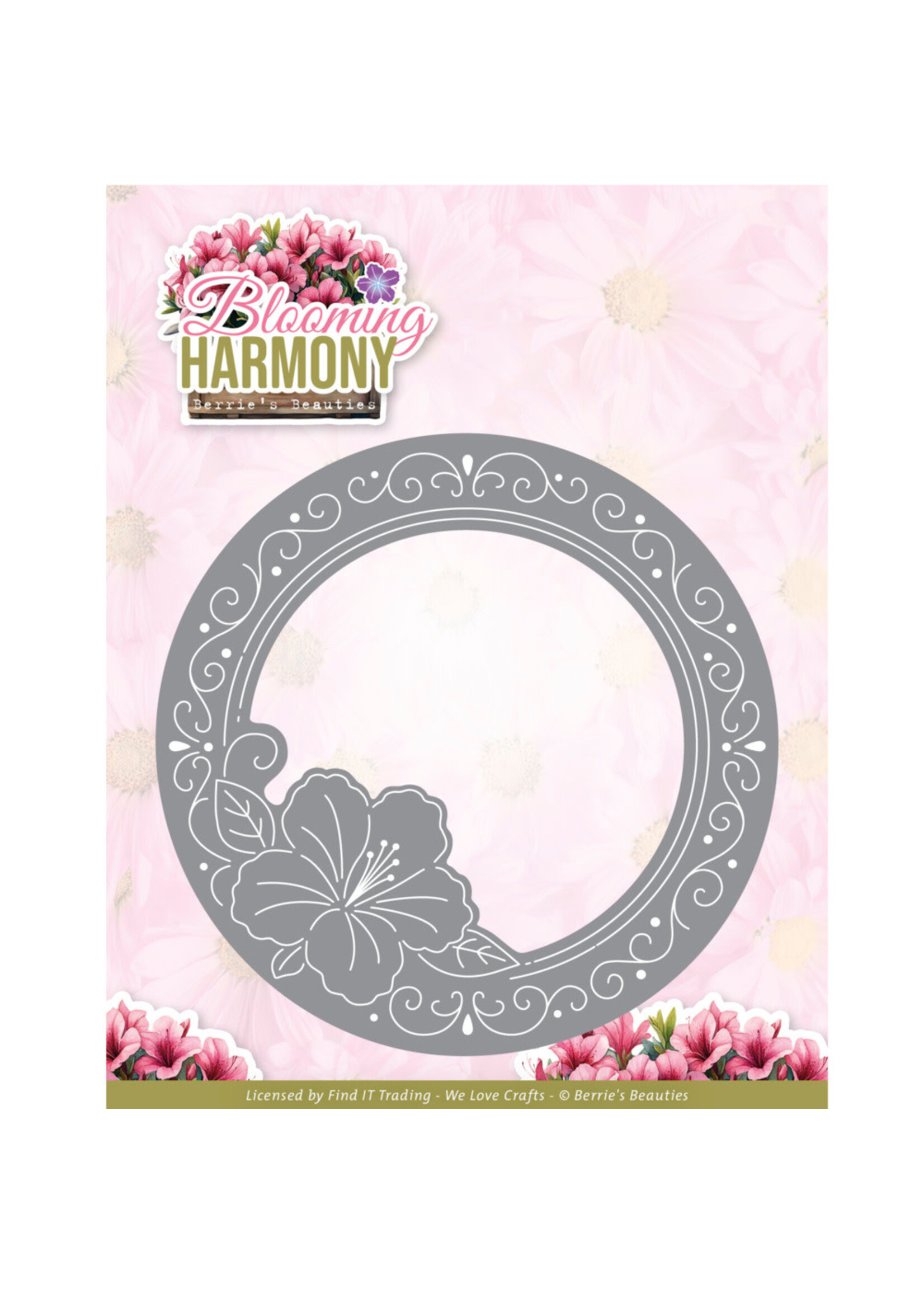 Find It Trading Die, Bloom Oval Frame