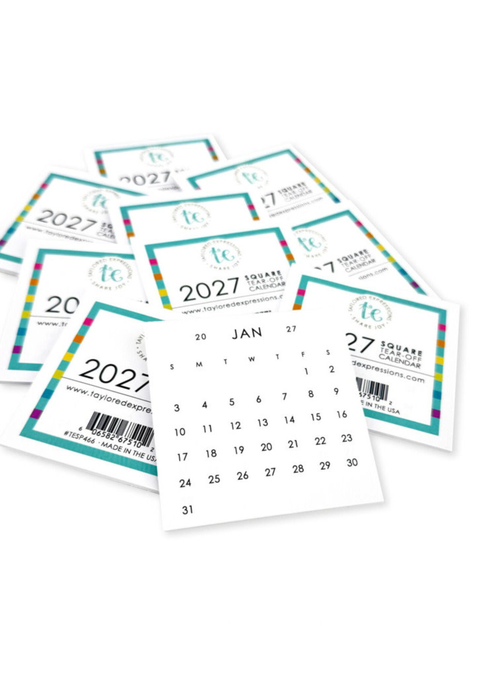 Taylored Expressions Taylored Expressions 2027 Tear-Off Calendar, Square (10)
