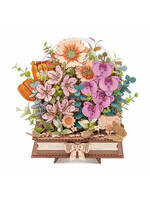 Rowood Rowood 3D Wooden Puzzle, Blooming Book Flower Bouquet