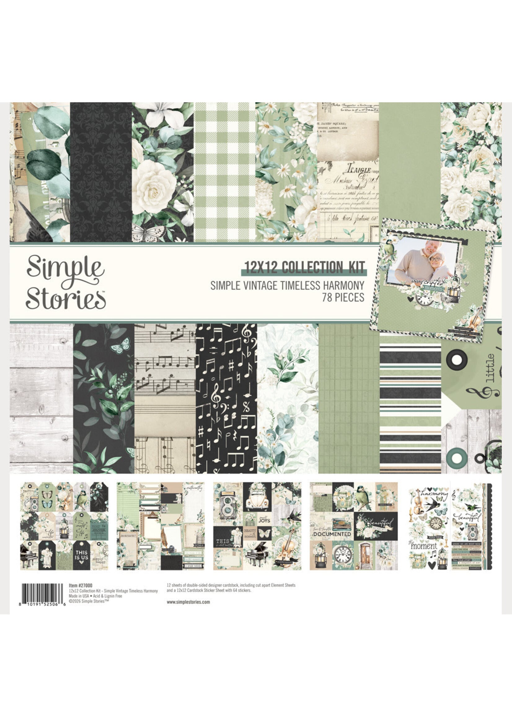Simple Stories Simple Stories 12x12 Collection Kit, Simple Vintage Timeless Harmony
