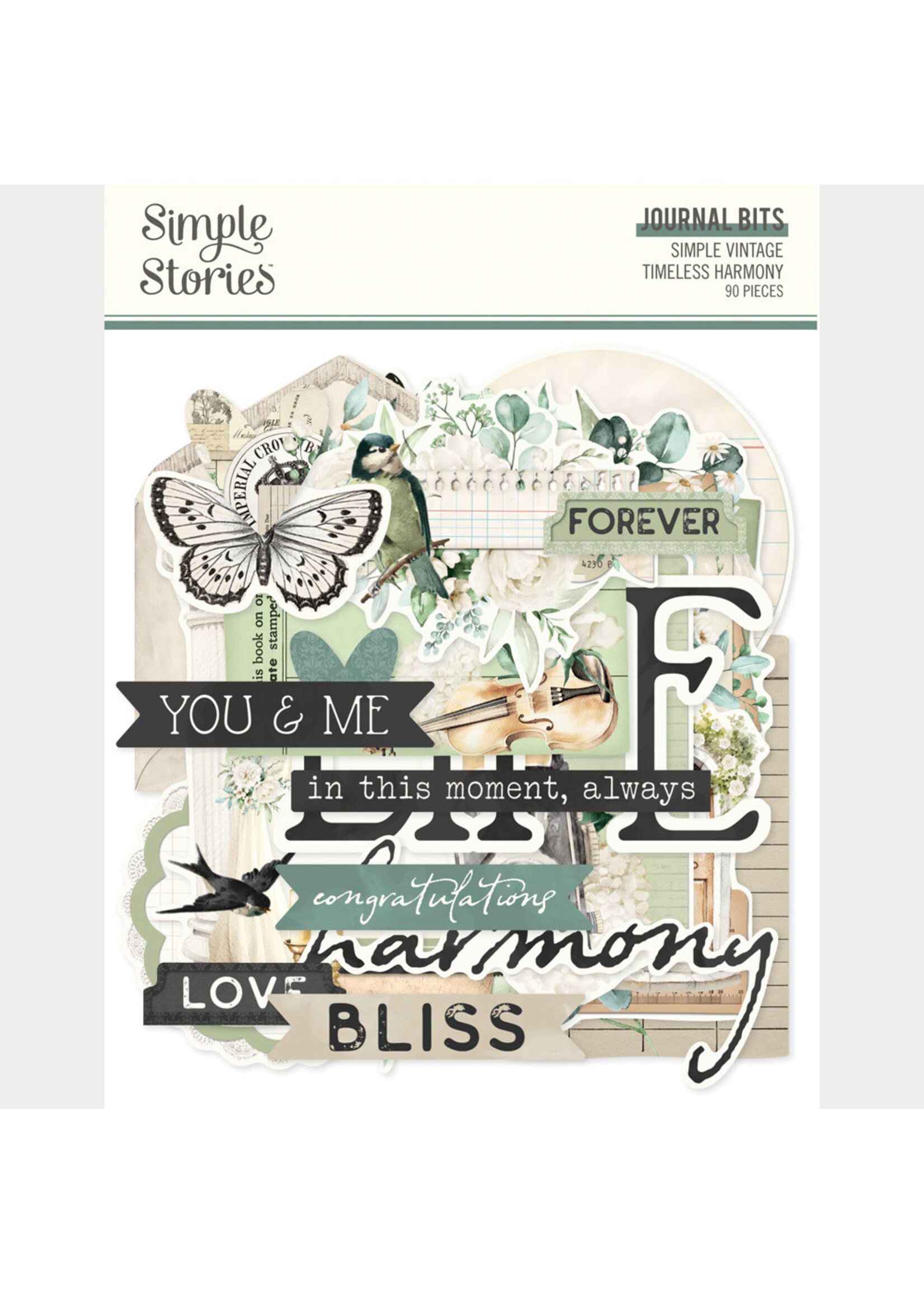Simple Stories Simple Stories Journal Bits, Simple Vintage Timeless Harmony