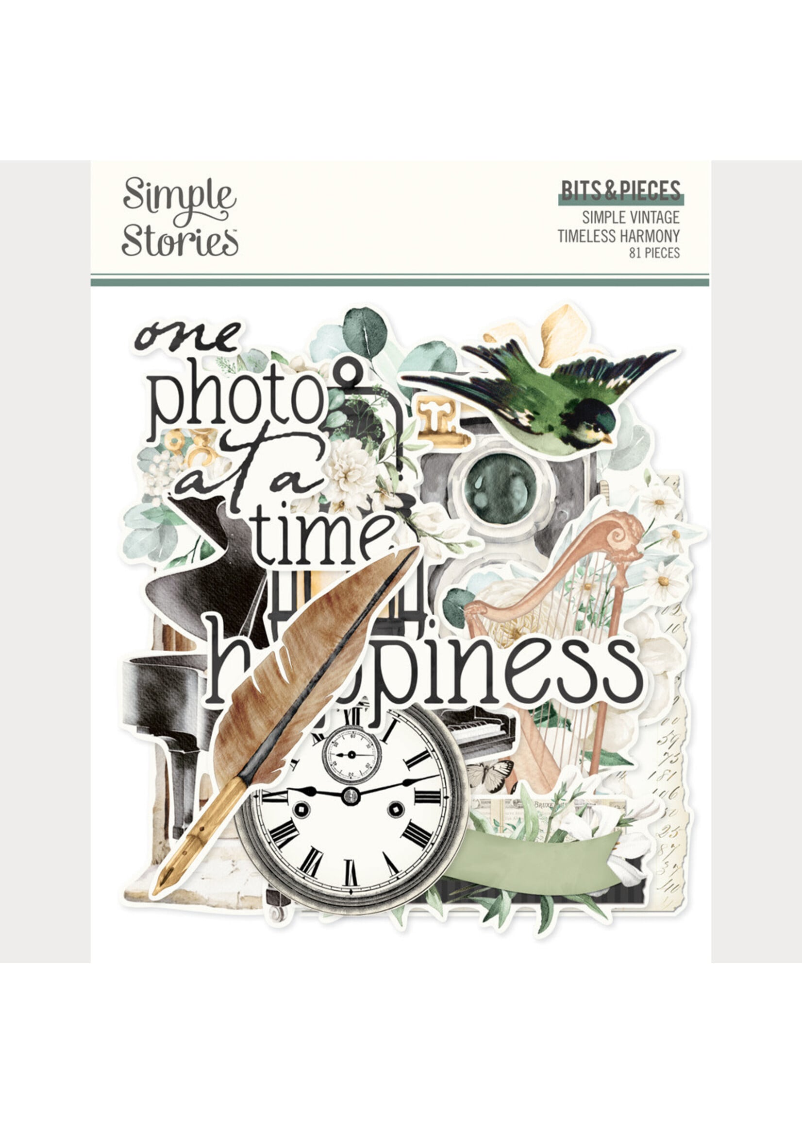 Simple Stories Simple Stories Bits & Pieces, Simple Vintage Timeless Harmony