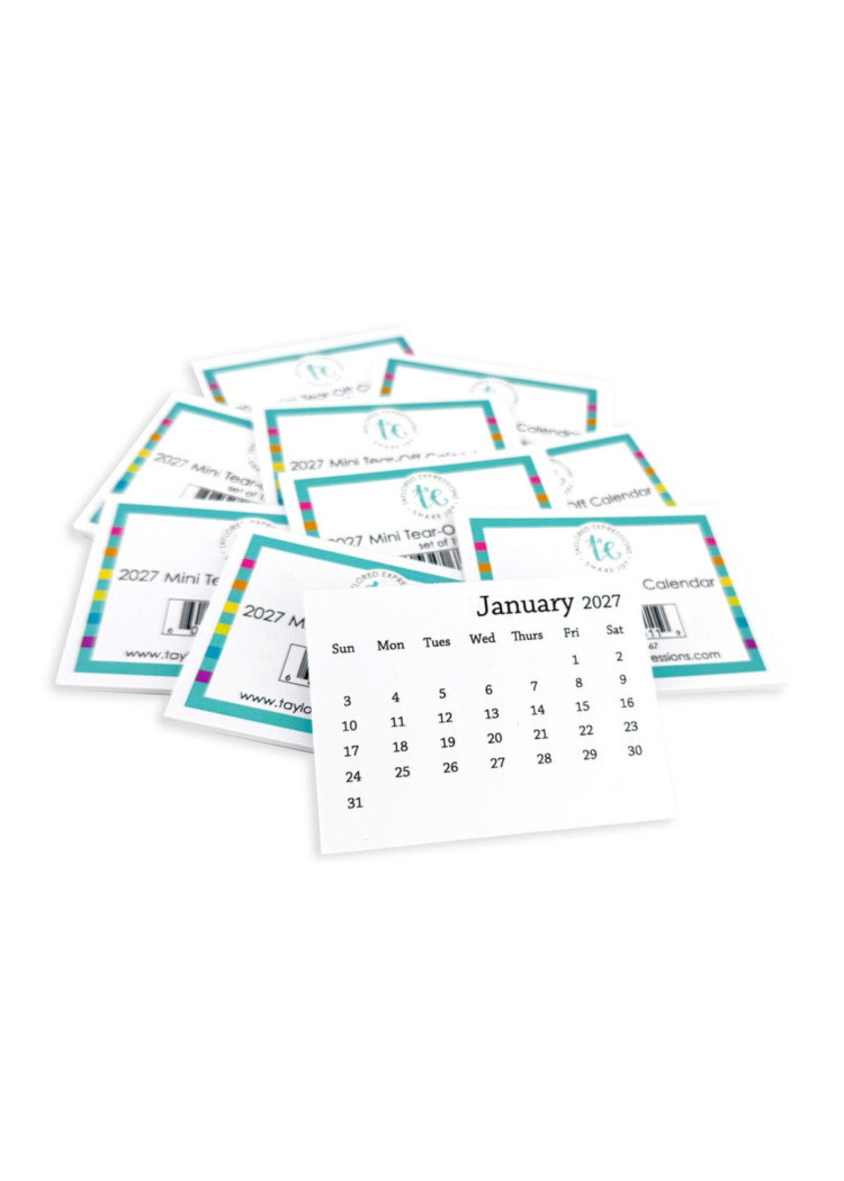 Taylored Expressions Taylored Expressions Mini Tear-Off Calendar, 2027 (10)