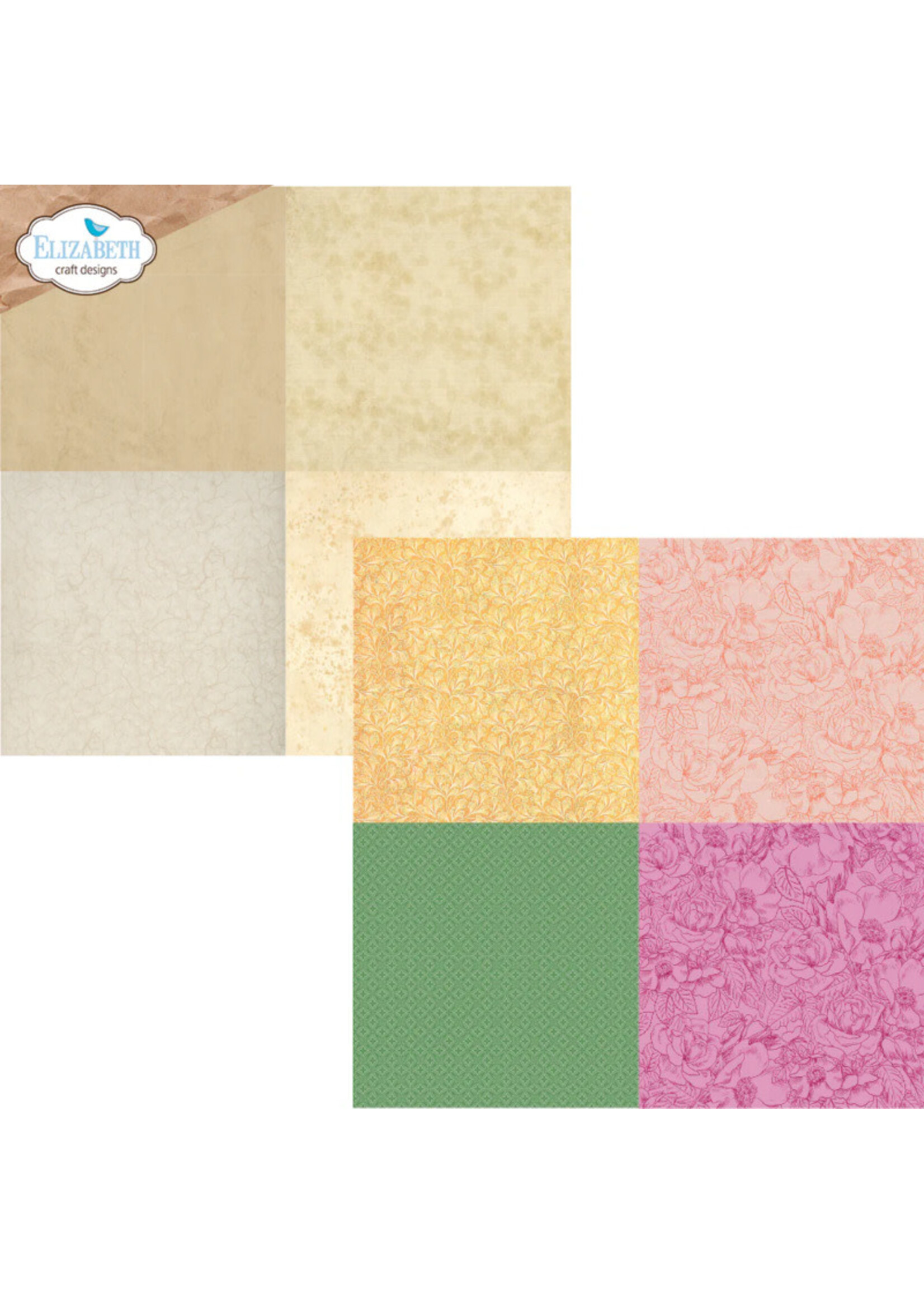 Elizabeth Craft Design ECD 12x12 Paper Pack, Spring Splendor