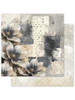 Paper Rose Paper Rose 12x12 Ink & Ivory, A