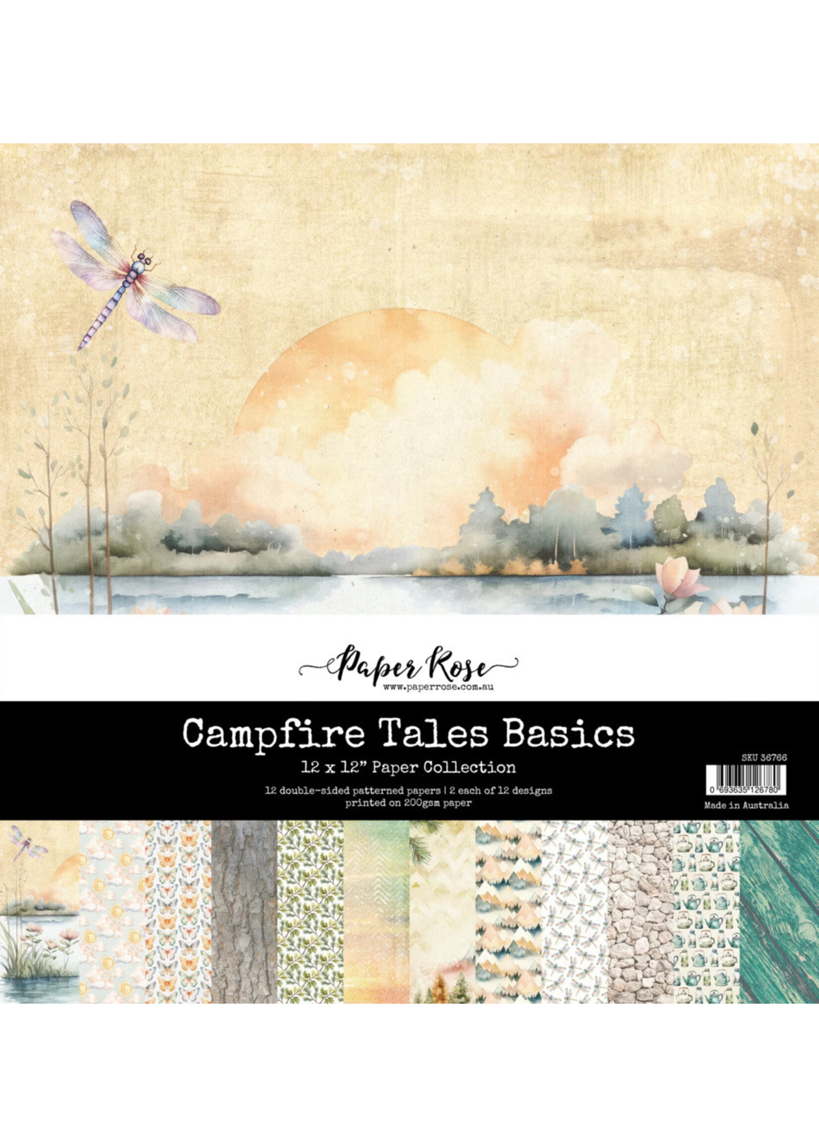 Paper Rose Paper Rose 12x12 Collection, Campfire Tales Basics
